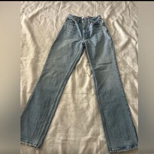 Abercrombie & Fitch Light Blue Straight Leg Jeans